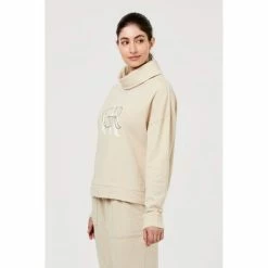 GR Giaan Rooney Funnel Neck Logo Sweat Stone Large 8 GR Giaan Rooney Funnel Neck Logo Sweat Stone Large -Women's Clothing store online BP625153001 stone mgy 2