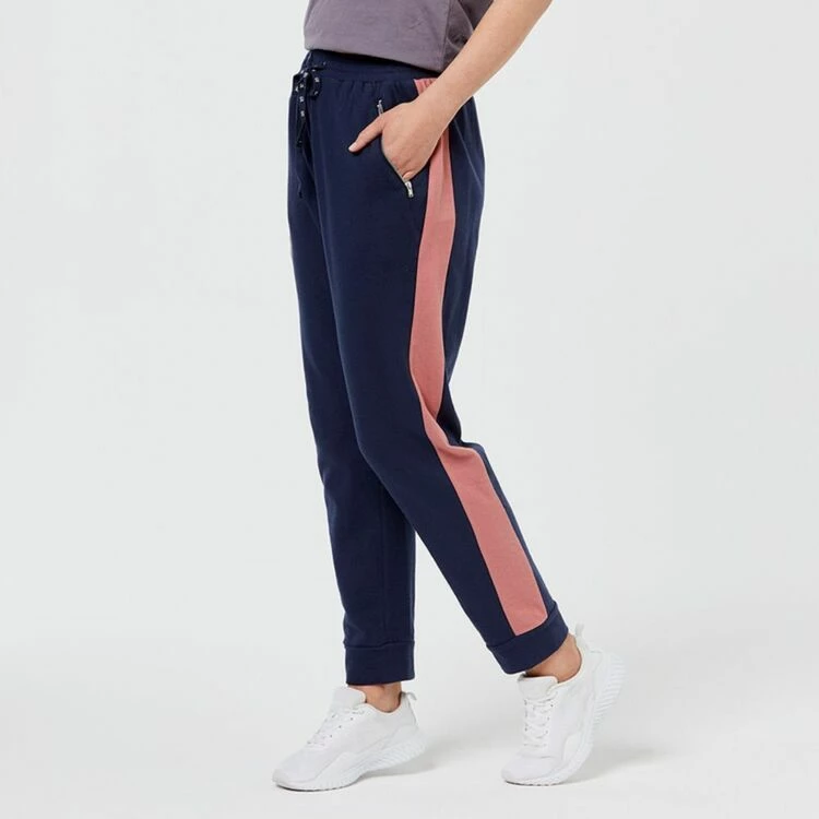 GR Giaan Rooney Spliced Zip Pocket Trackpant Navy 5 GR Giaan Rooney Spliced Zip Pocket Trackpant Navy - Image 3