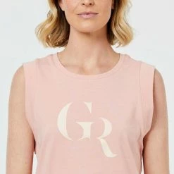 GR Giaan Rooney Logo Muscle Tank Musk Large