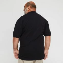 U.S. Polo Assn. Big Men's Polo With Bold Chest Stripe Logo Black -Women's Clothing store online BP627573009 black 2