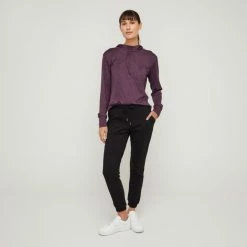 LMA Active Tapered Leg Trackpant Black 11 LMA Active Tapered Leg Trackpant Black -Women's Clothing store online BP631301001 black