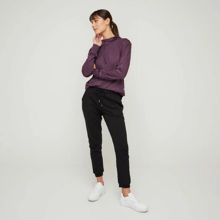 LMA Active Tapered Leg Trackpant Black 5 LMA Active Tapered Leg Trackpant Black - Image 3