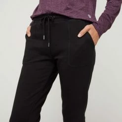 LMA Active Tapered Leg Trackpant Black 8 LMA Active Tapered Leg Trackpant Black -Women's Clothing store online BP631301001 black 4