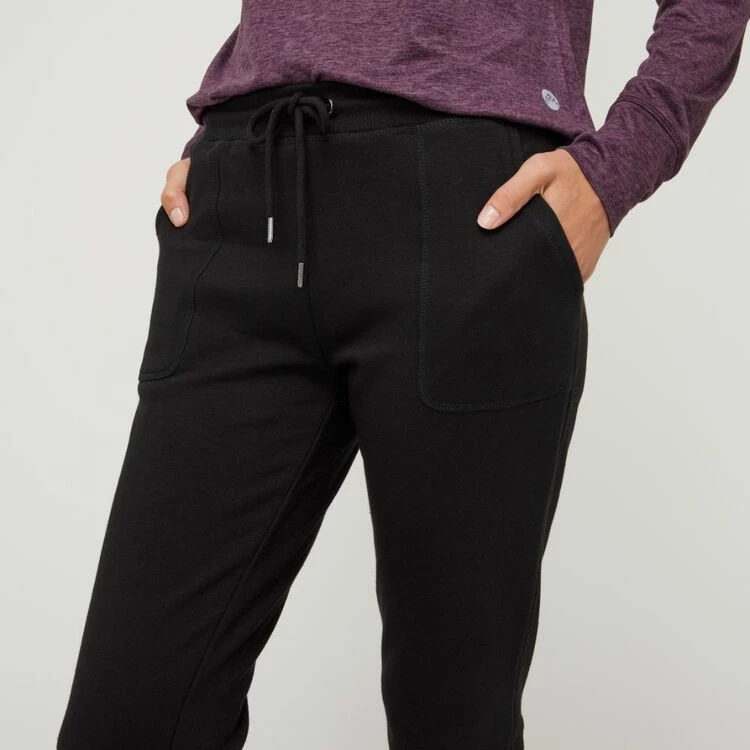 LMA Active Tapered Leg Trackpant Black 4 LMA Active Tapered Leg Trackpant Black - Image 2