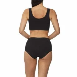 Nancy Ganz Bamboo Waisted Brief 2 Pack Black