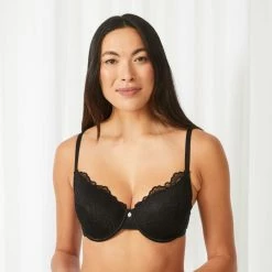 Sash & Rose Classic Lace Underwire Bra Black -Women's Clothing store online BP632397001 black