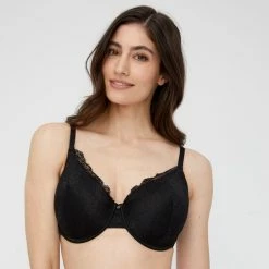 Sash & Rose Classic Lace Underwire Bra Black -Women's Clothing store online BP632397001 black 4