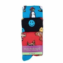 Mitch Dowd Cool Penguin Sock 3 Pack Multicoloured 8 - 13