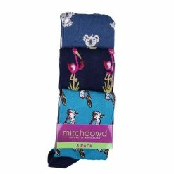Mitch Dowd Blue Birds Bamboo Sock 3 Pack Multicoloured 8 - 13 -Women's Clothing store online BP633247001 multi msc
