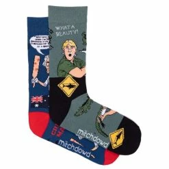 Mitch Dowd Oz Legends Sock 2 Pack Multicoloured 8 - 13 -Women's Clothing store online BP633251001 multi msc 3