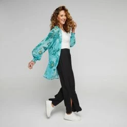 JB Jayson Brunsdon Women's Long Line Kimono Paisley Print 8 JB Jayson Brunsdon Women's Long Line Kimono Paisley Print -Women's Clothing store online BP634804001 paisley prn 7