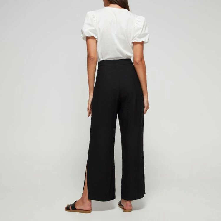 JB Jayson Brunsdon Women's Side Split Pant Black 14 JB Jayson Brunsdon Women's Side Split Pant Black - Image 12