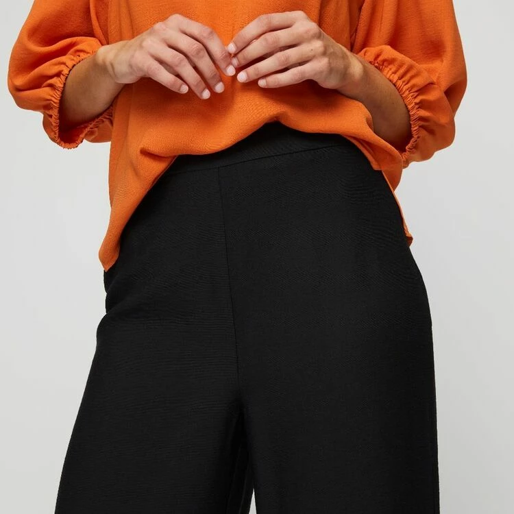 JB Jayson Brunsdon Women's Side Split Pant Black 6 JB Jayson Brunsdon Women's Side Split Pant Black - Image 4