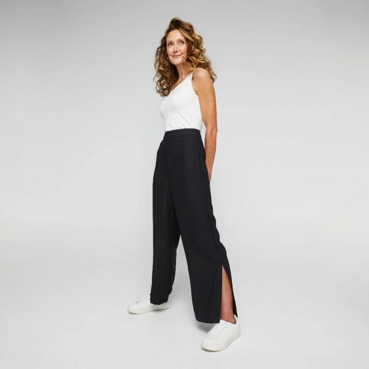 JB Jayson Brunsdon Women's Side Split Pant Black 5 JB Jayson Brunsdon Women's Side Split Pant Black - Image 3