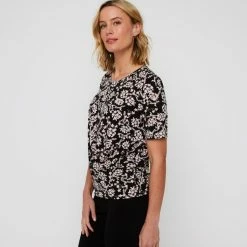 Khoko Smart Pleat Front Ruffle Sleeve Top Jasmin -Women's Clothing store online BP634850001 jasmin 5