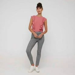 Khoko Smart Ruffle Detail Blouse Brandy -Women's Clothing store online BP634860001 brandy mpk 3