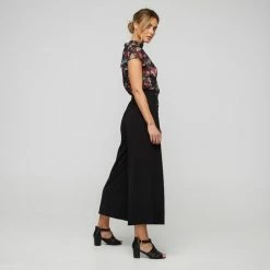 Leona Edmiston Ruby Wide Leg Pant Black 16 26 Leona Edmiston Ruby Wide Leg Pant Black 16 -Women's Clothing store online BP634870001 black 11