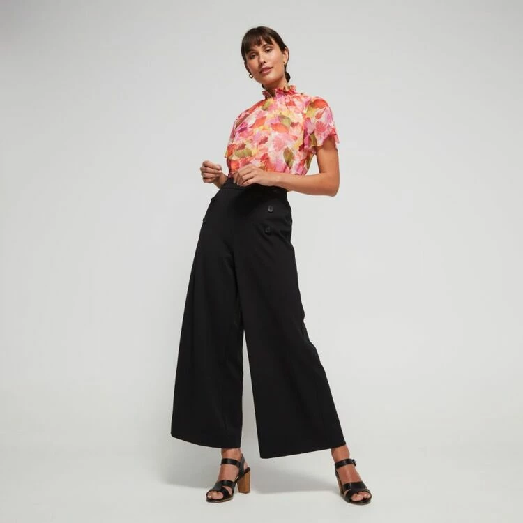 Leona Edmiston Ruby Wide Leg Pant Black 16 11 Leona Edmiston Ruby Wide Leg Pant Black 16 - Image 9