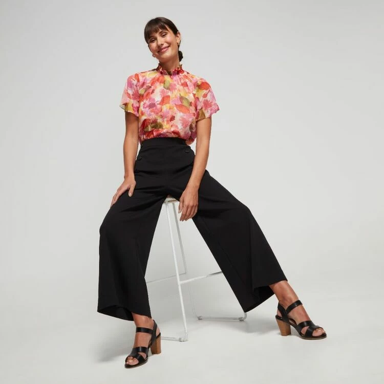 Leona Edmiston Ruby Wide Leg Pant Black 16 9 Leona Edmiston Ruby Wide Leg Pant Black 16 - Image 7