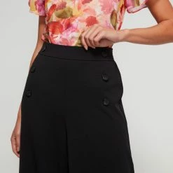 Leona Edmiston Ruby Wide Leg Pant Black 16 20 Leona Edmiston Ruby Wide Leg Pant Black 16 -Women's Clothing store online BP634870001 black 23