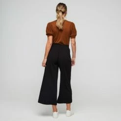 Leona Edmiston Ruby Wide Leg Pant Black 16 17 Leona Edmiston Ruby Wide Leg Pant Black 16 -Women's Clothing store online BP634870001 black 5