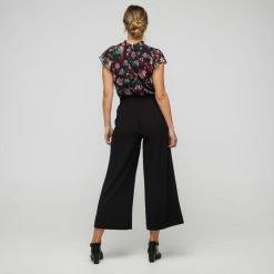 Leona Edmiston Ruby Wide Leg Pant Black 16 16 Leona Edmiston Ruby Wide Leg Pant Black 16 -Women's Clothing store online BP634870001 black 7