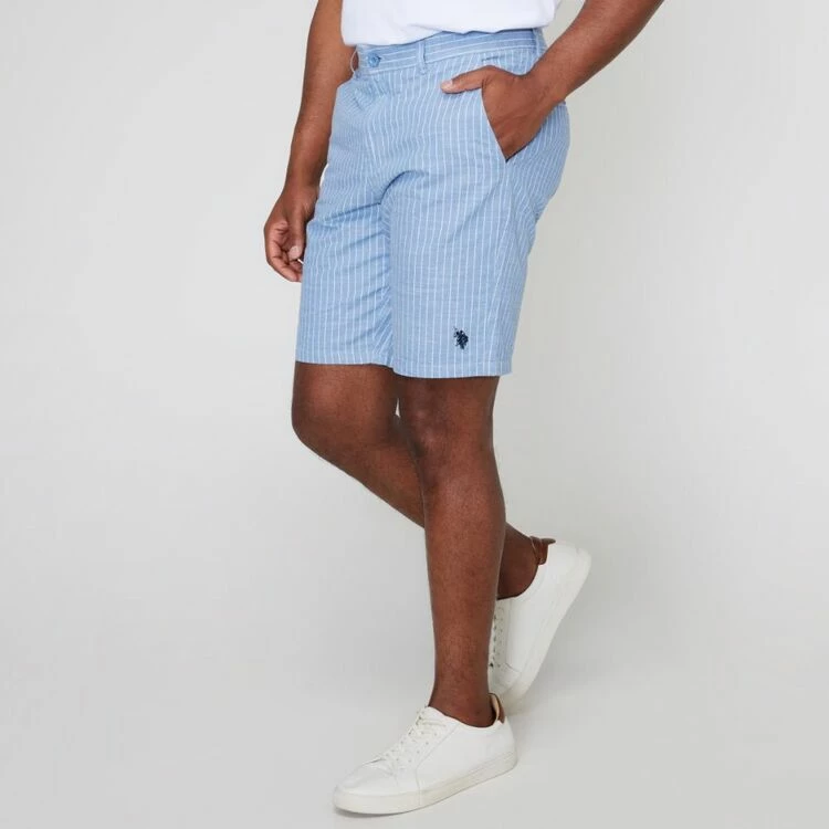 U.S. POLO ASSN. Striped Bermuda Short Blue 4 U.S. POLO ASSN. Striped Bermuda Short Blue - Image 2