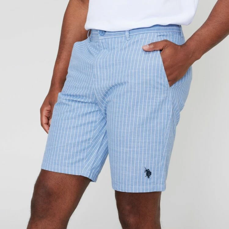 U.S. POLO ASSN. Striped Bermuda Short Blue 3 U.S. POLO ASSN. Striped Bermuda Short Blue