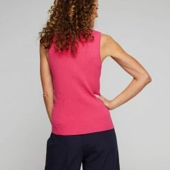 Jane Lamerton Cross Front Knit Top Cyclamen 10 Jane Lamerton Cross Front Knit Top Cyclamen -Women's Clothing store online BP640558001 cyclamen 3