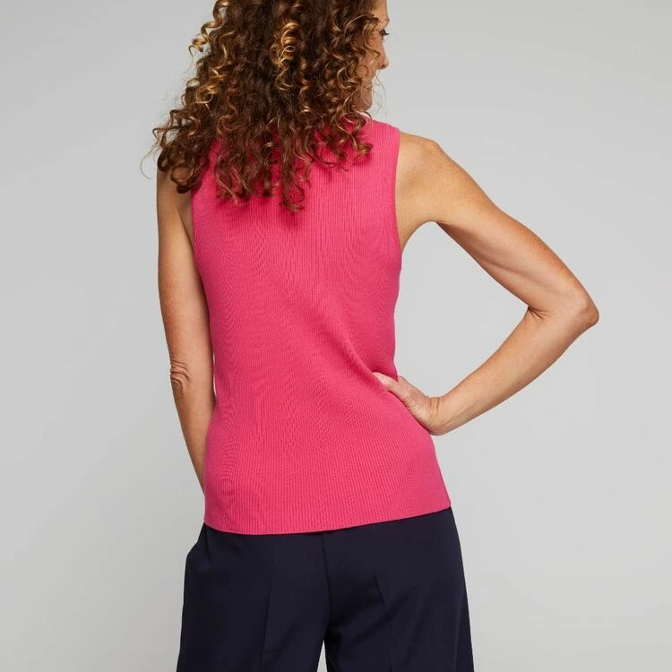 Jane Lamerton Cross Front Knit Top Cyclamen 6 Jane Lamerton Cross Front Knit Top Cyclamen - Image 4