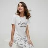 Disney Minnie Mouse Women's Minnie Mouse Sleep Tee Grey -Women's Clothing store online BP640961005 grey