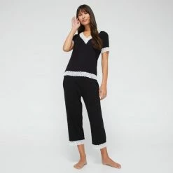 Jane Lamerton Women's Core Sleep Tee Black