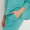 Anthology Vee Neck Box Pleat Top Mint -Women's Clothing store online BP641024002 mint 4