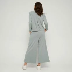 Anthology Wide Leg Pant Sage -Women's Clothing store online BP641027002 sage 2