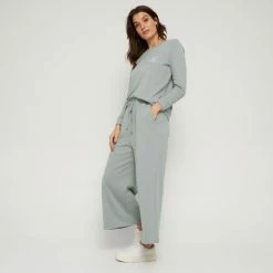 Anthology Wide Leg Pant Sage -Women's Clothing store online BP641027002 sage