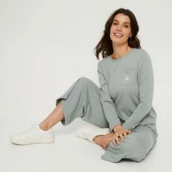 Anthology Wide Leg Pant Sage -Women's Clothing store online BP641027002 sage 3