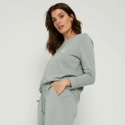 Anthology Wide Leg Pant Sage -Women's Clothing store online BP641027002 sage 4