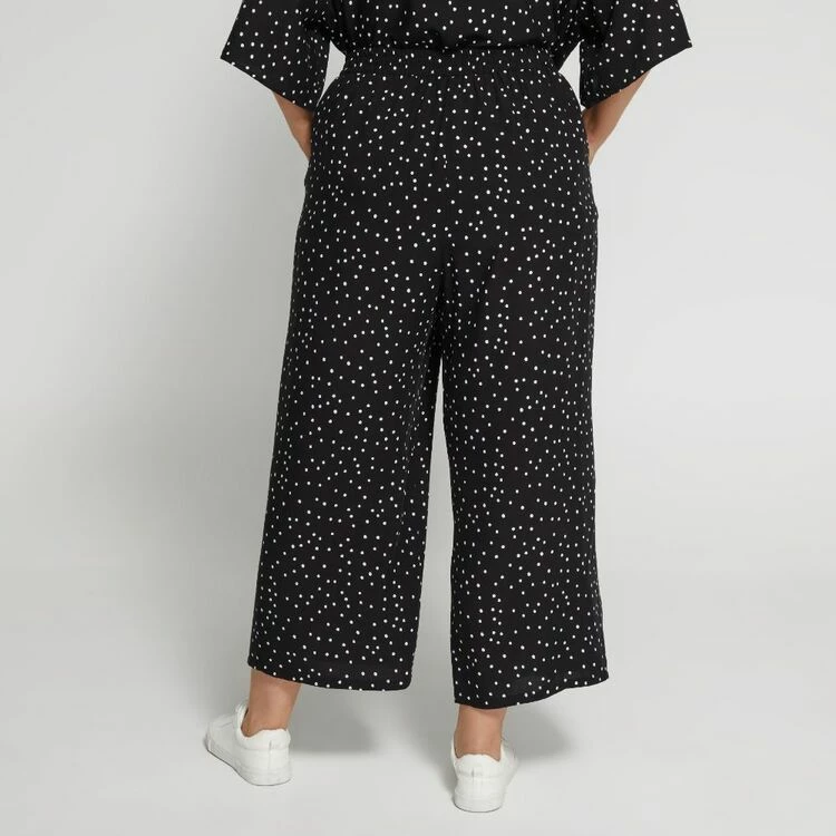 Khoko Plus Straight Leg Pant Black, White & Spot 6 Khoko Plus Straight Leg Pant Black, White & Spot - Image 4