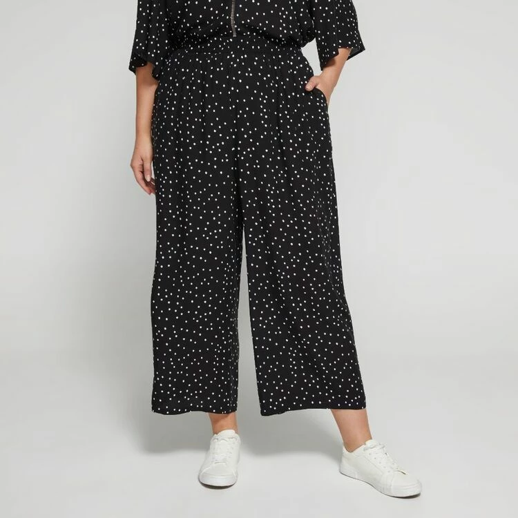 Khoko Plus Straight Leg Pant Black, White & Spot 7 Khoko Plus Straight Leg Pant Black, White & Spot - Image 5