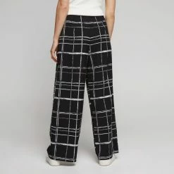Jane Lamerton Wide Leg Pant Black & White 13 Jane Lamerton Wide Leg Pant Black & White -Women's Clothing store online BP641065001 blk wht 3