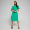 Jane Lamerton Fit And Flare Jersey Dress Green -Women's Clothing store online BP641071005 green 5