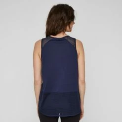 LMA Active Women's Mesh Insert Tank Denim -Women's Clothing store online BP641179003 denim 2