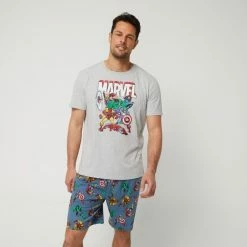 Marvel PJ Box Set Blue & Grey -Women's Clothing store online BP641194002 blue gry