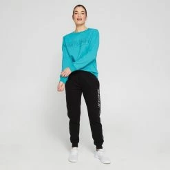 Lotto Women's Heritage French Terry Cuff Pant Black