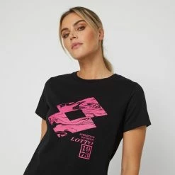 Lotto Women's Athletic Tee Black