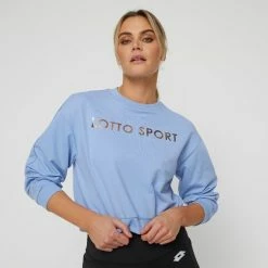 Lotto Women's Cropped Sweat Blue
