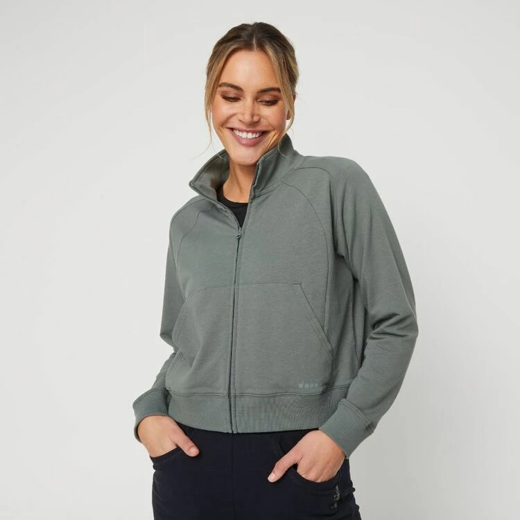 Diadora Oversized Zip Jacket Sage 7 Diadora Oversized Zip Jacket Sage - Image 5