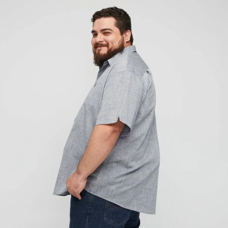 U.S. POLO ASSN. Big Embroidered Logo Short Sleeve Shirt Black 3 U.S. POLO ASSN. Big Embroidered Logo Short Sleeve Shirt Black