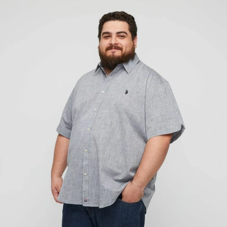 U.S. POLO ASSN. Big Embroidered Logo Short Sleeve Shirt Black 7 U.S. POLO ASSN. Big Embroidered Logo Short Sleeve Shirt Black - Image 5