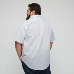 U.S. Polo Assn. Big Printed Dot Short Sleeve Shirt White & Blue 10 U.S. Polo Assn. Big Printed Dot Short Sleeve Shirt White & Blue -Women's Clothing store online BP641591004 wht blue 2